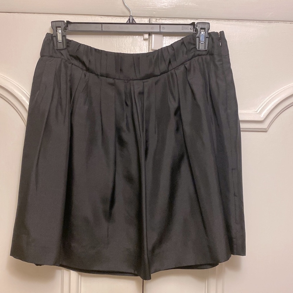 JCrew Size 8 Black Silk Skirt